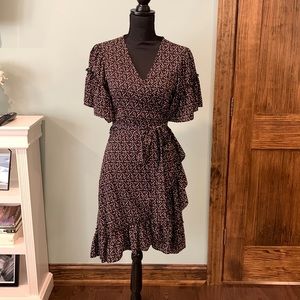 Max studio size large wrap dress